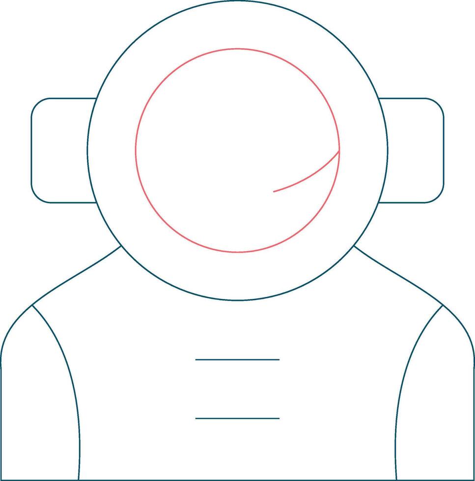 Astronaut Creative Icon Design vector