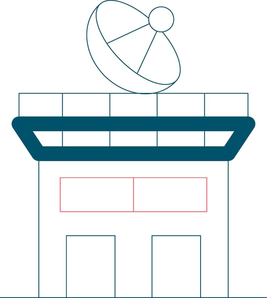Space Center Creative Icon Design vector