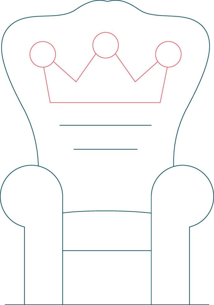 Throne Creative Icon Design vector
