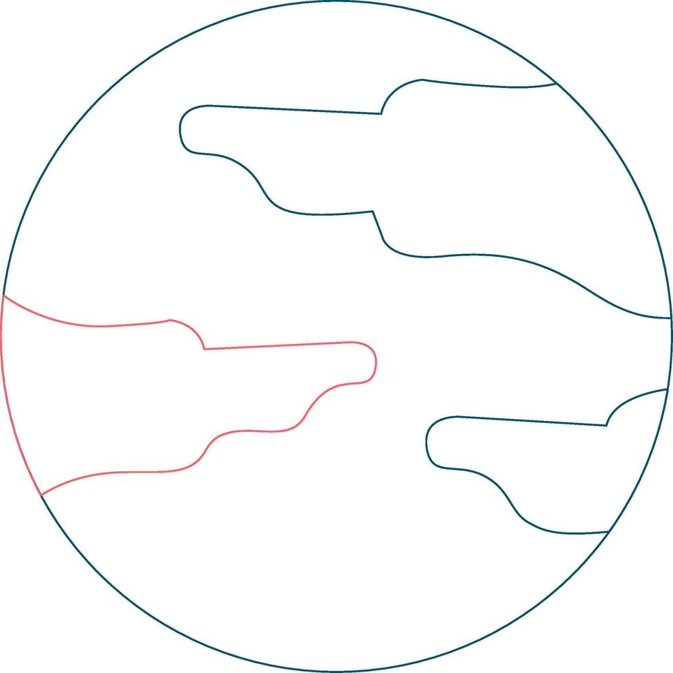 Mars Creative Icon Design vector