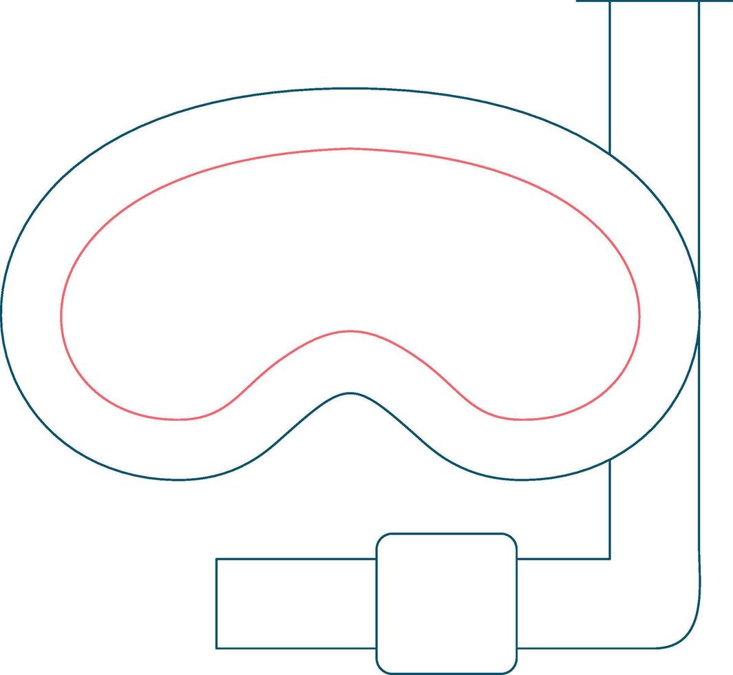 Scuba Dive Creative Icon Design vector