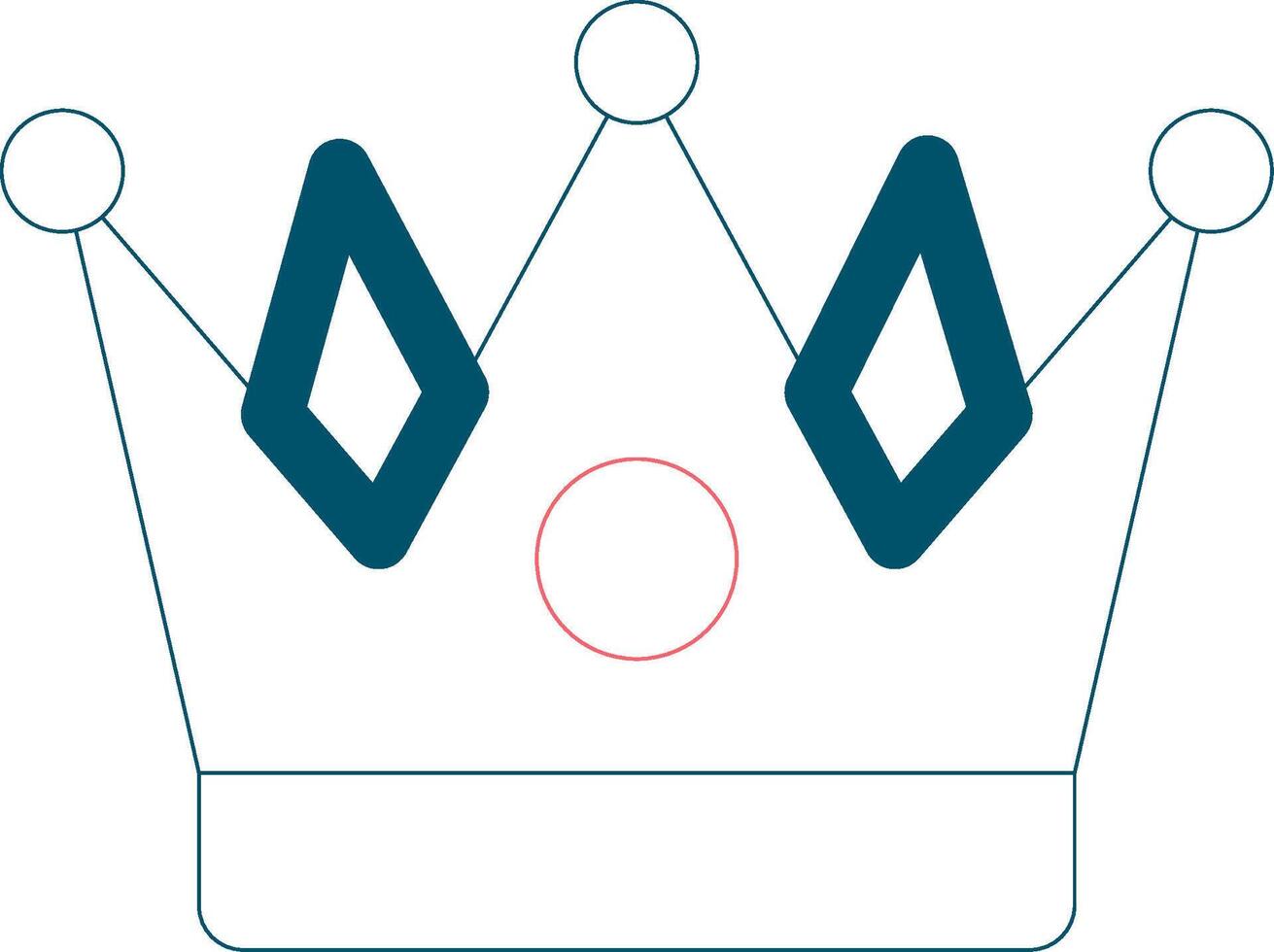 Tiara Creative Icon Design vector