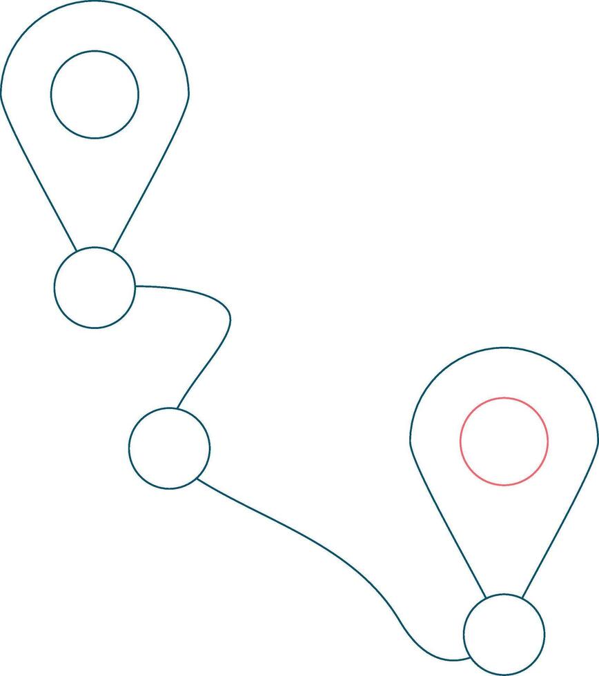 Tracking Creative Icon Design vector