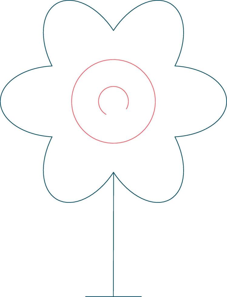 Flower Creative Icon Design vector