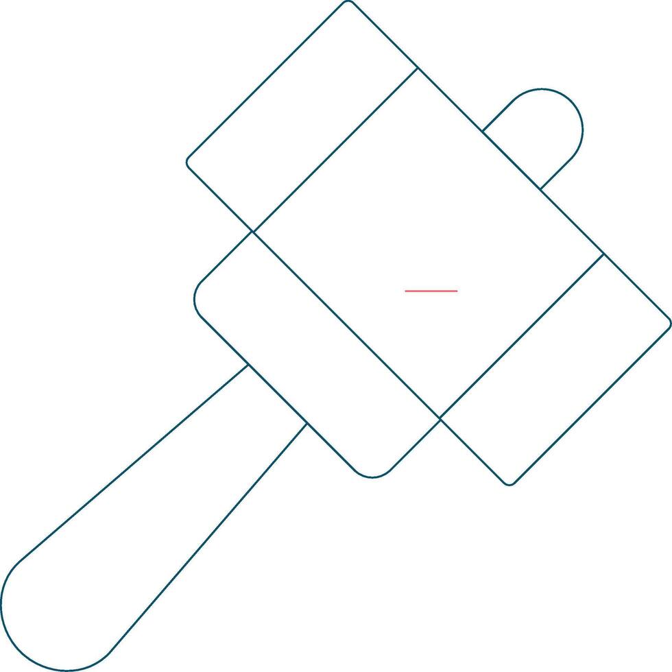 Hammer Creative Icon Design vector