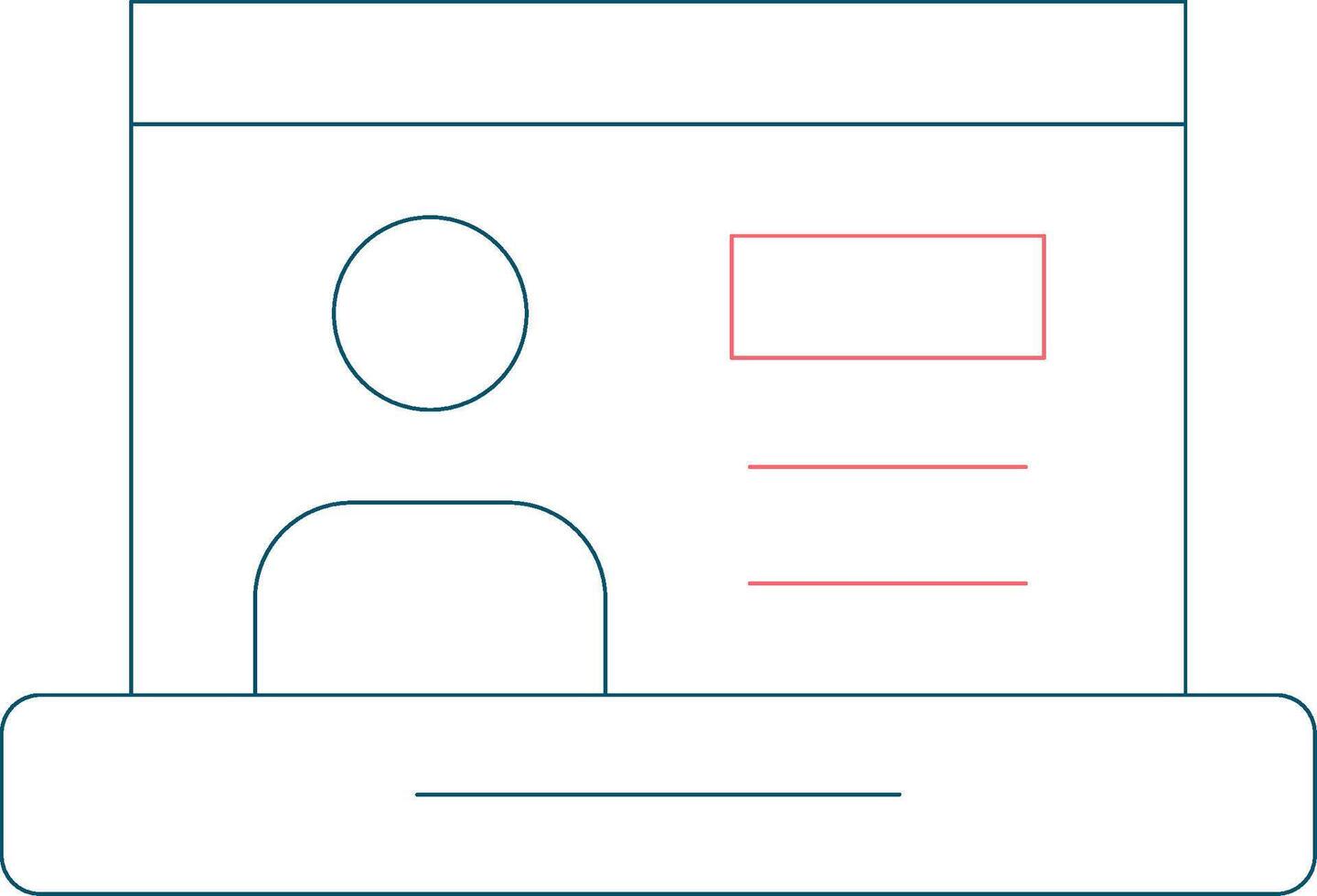 Online Class Creative Icon Design vector
