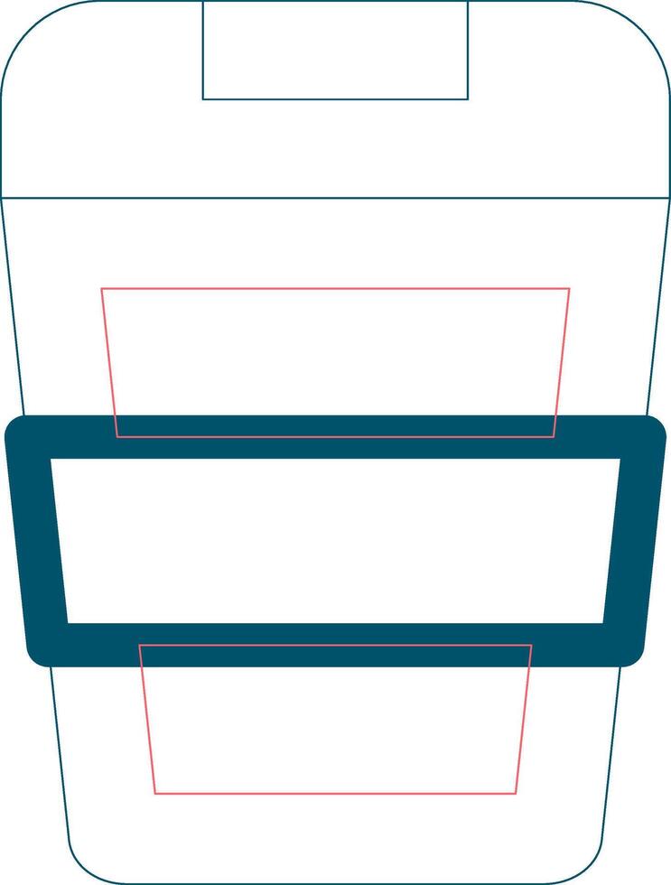 Recycle Bin Creative Icon Design vector