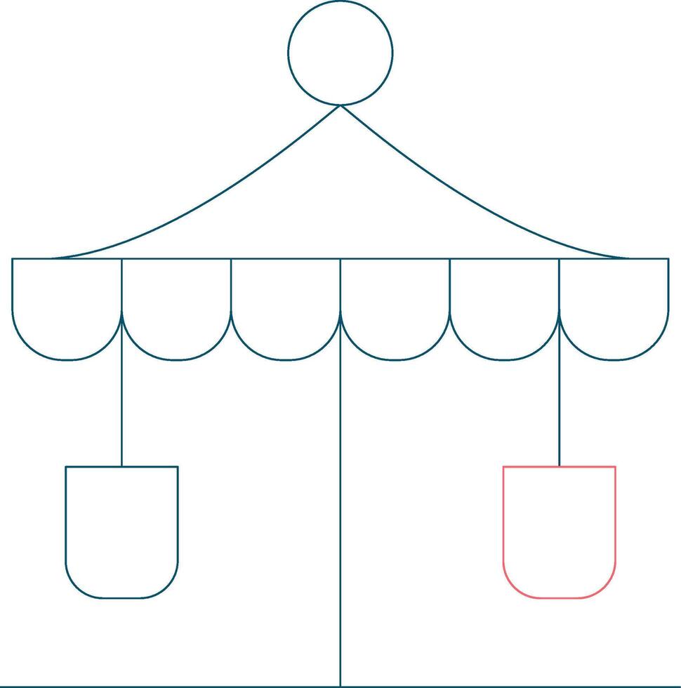 Carousel Creative Icon Design vector