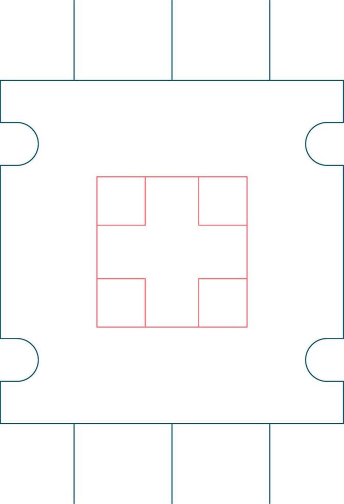 Processor Creative Icon Design vector