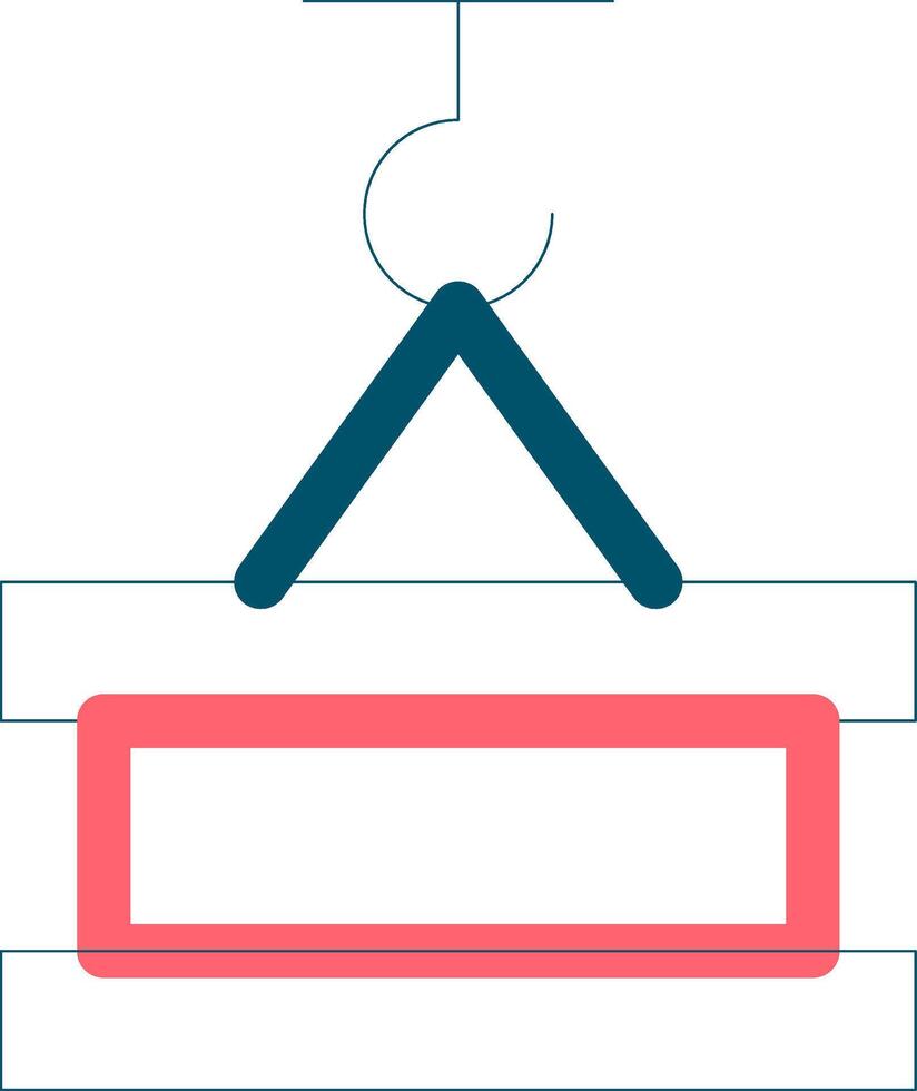 Crane Creative Icon Design vector