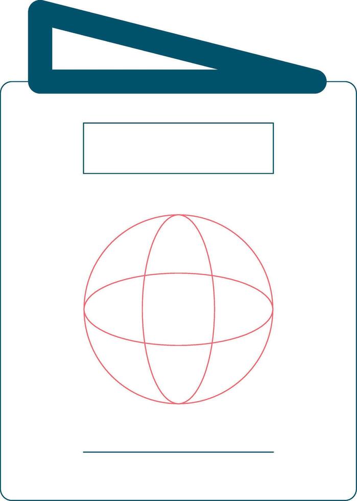Passport Creative Icon Design vector