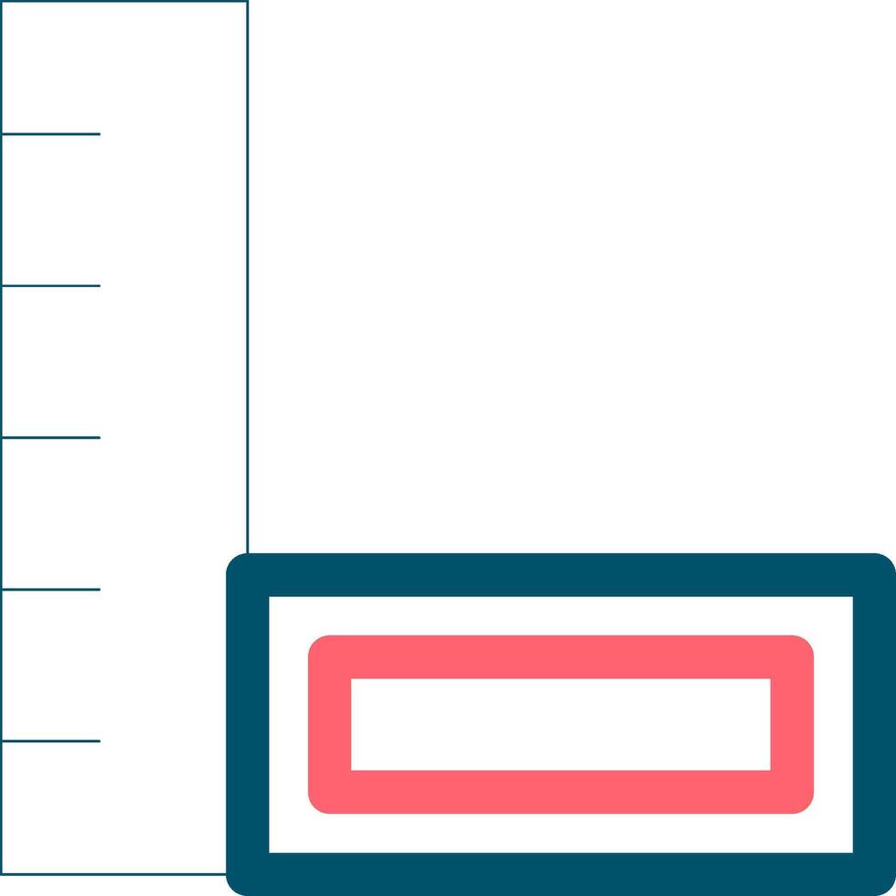 Ruler Creative Icon Design vector