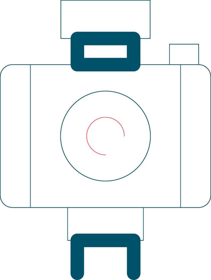 Camera Creative Icon Design vector