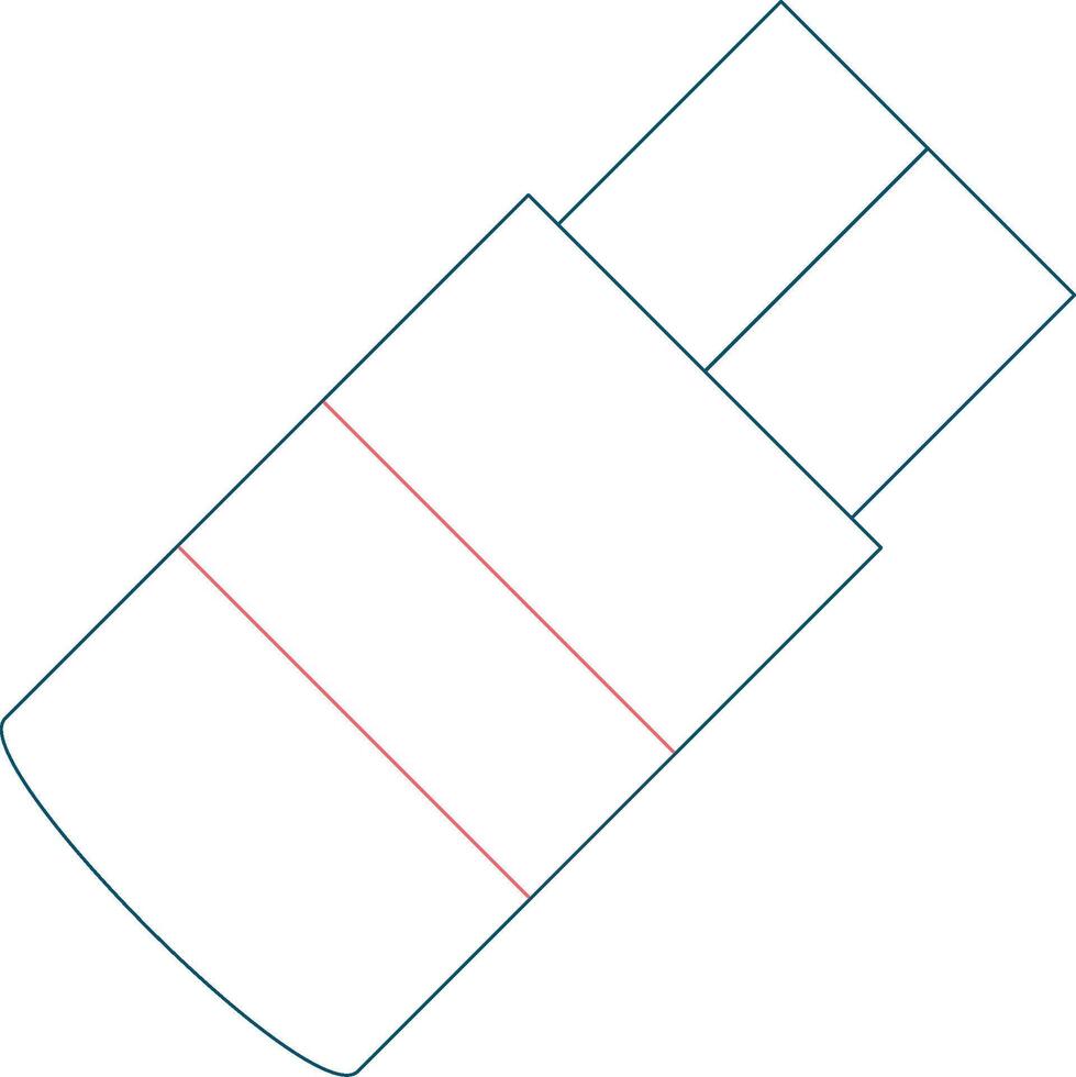 Usb Flash Drive Creative Icon Design vector