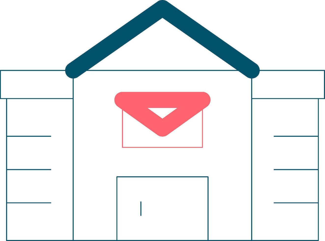 Post Office Creative Icon Design vector