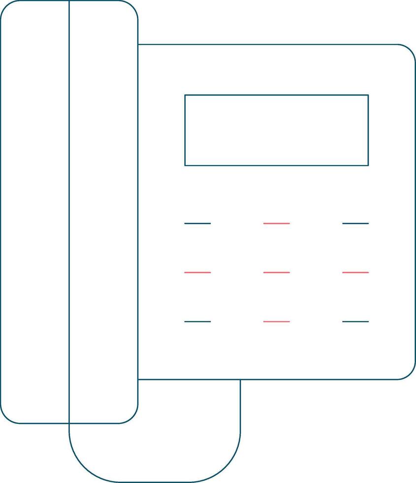 Telephone Creative Icon Design vector