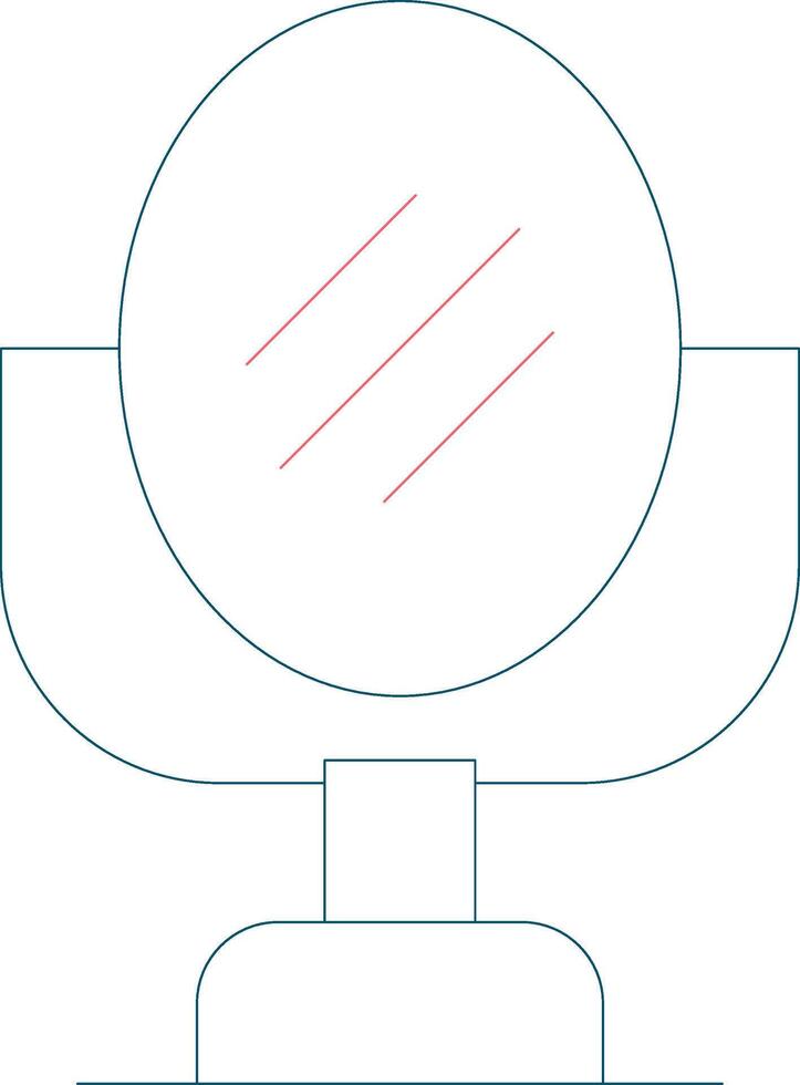 Mirror Creative Icon Design vector