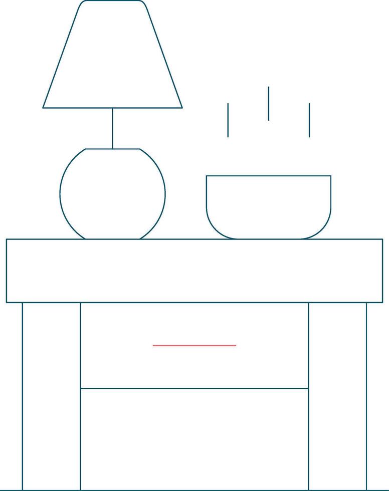 Nightstand Creative Icon Design vector