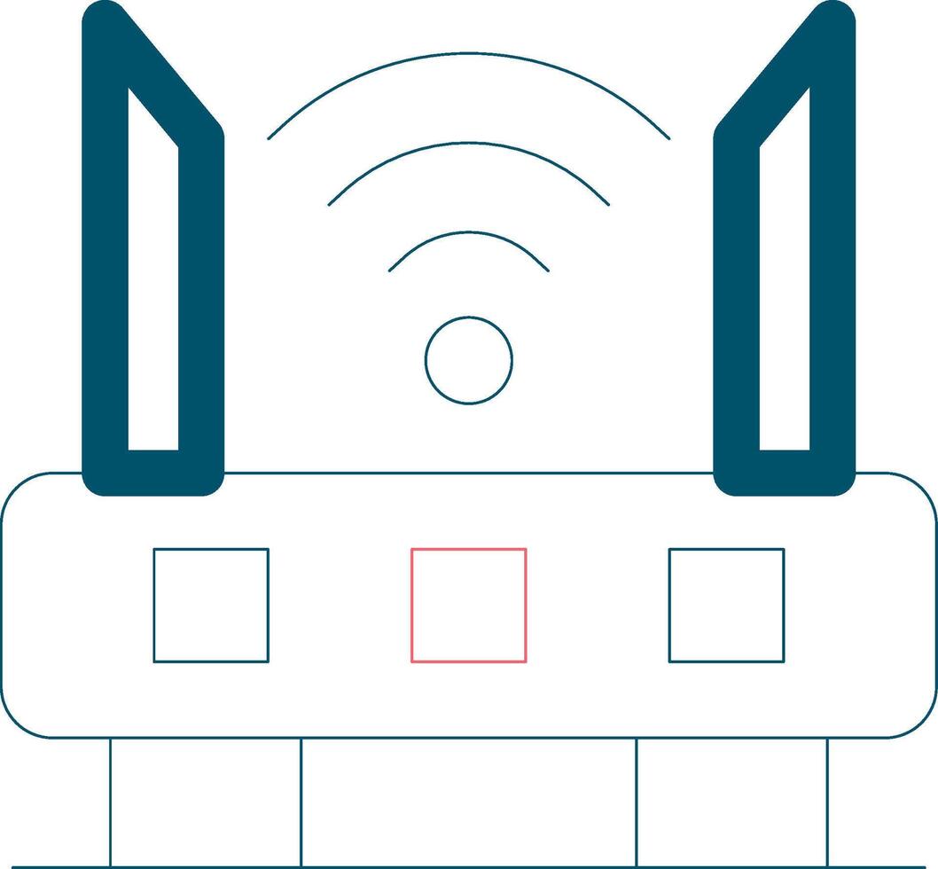 Router Creative Icon Design vector