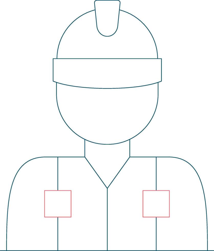 Worker Creative Icon Design vector