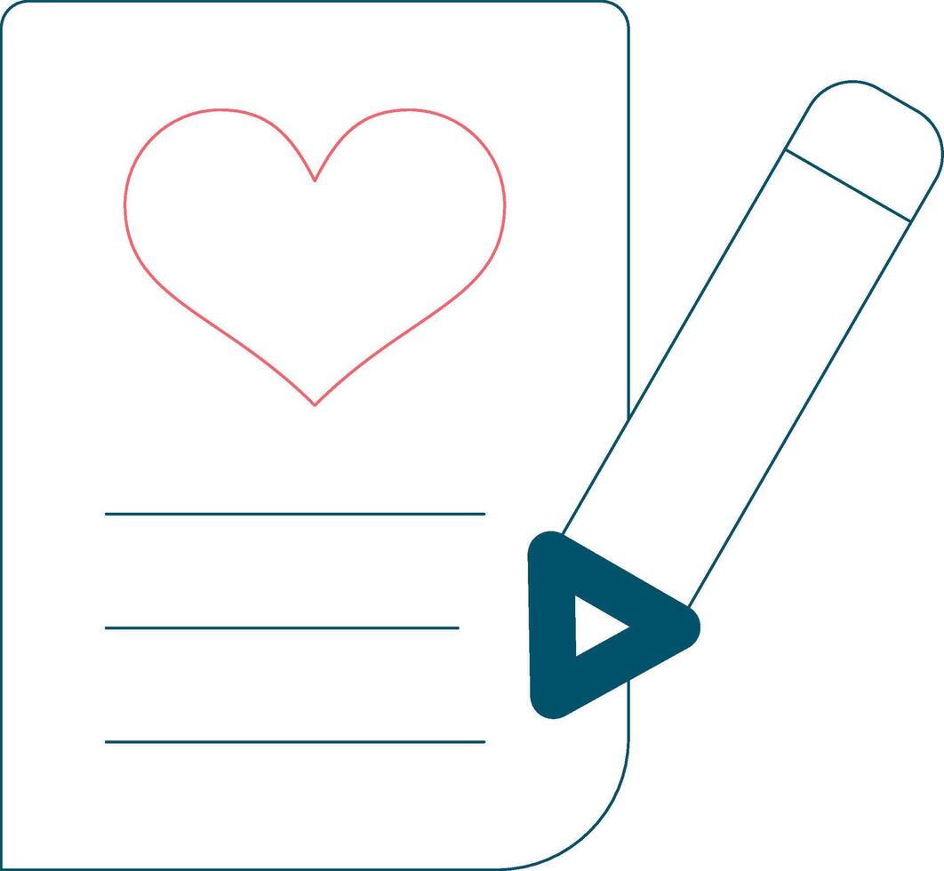 Writing Creative Icon Design vector