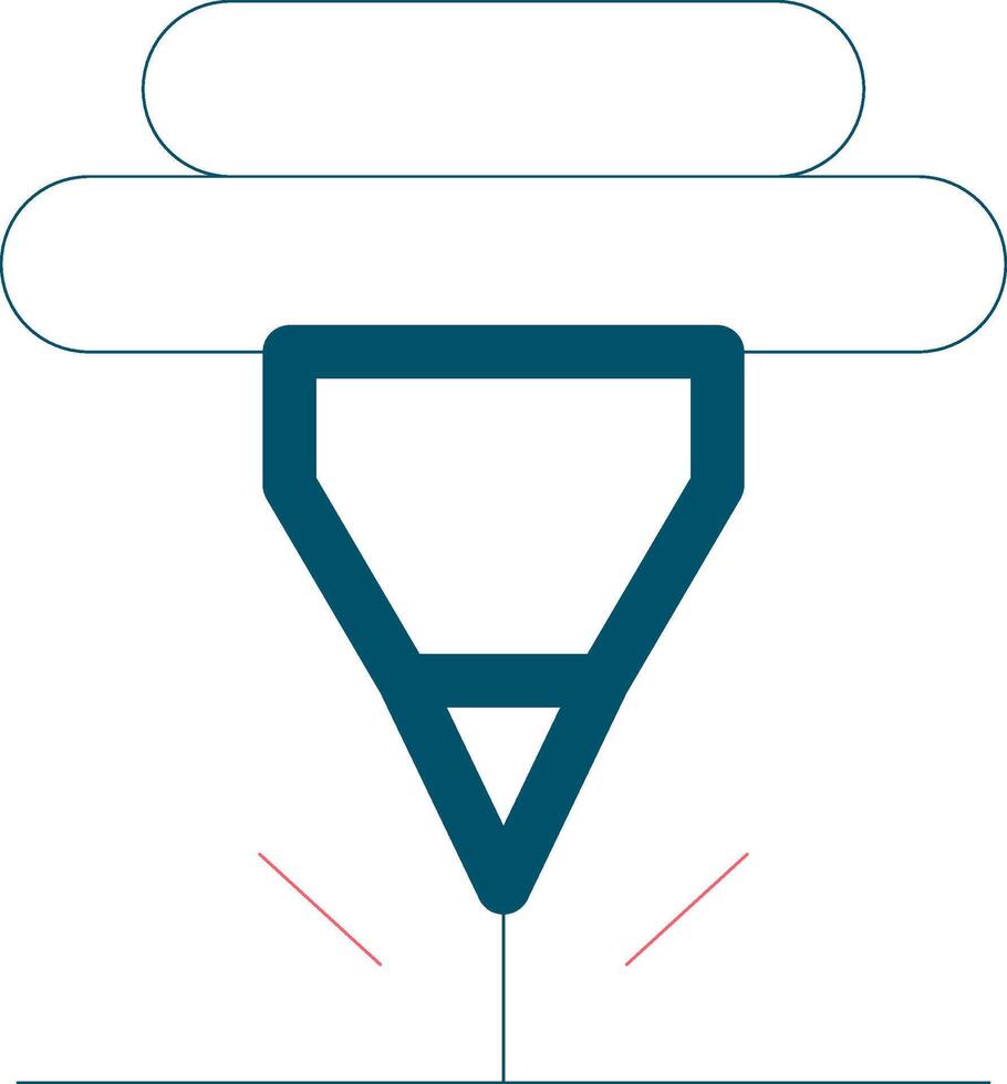 Laser Creative Icon Design vector