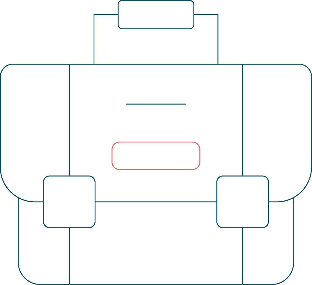Briefcase Creative Icon Design vector