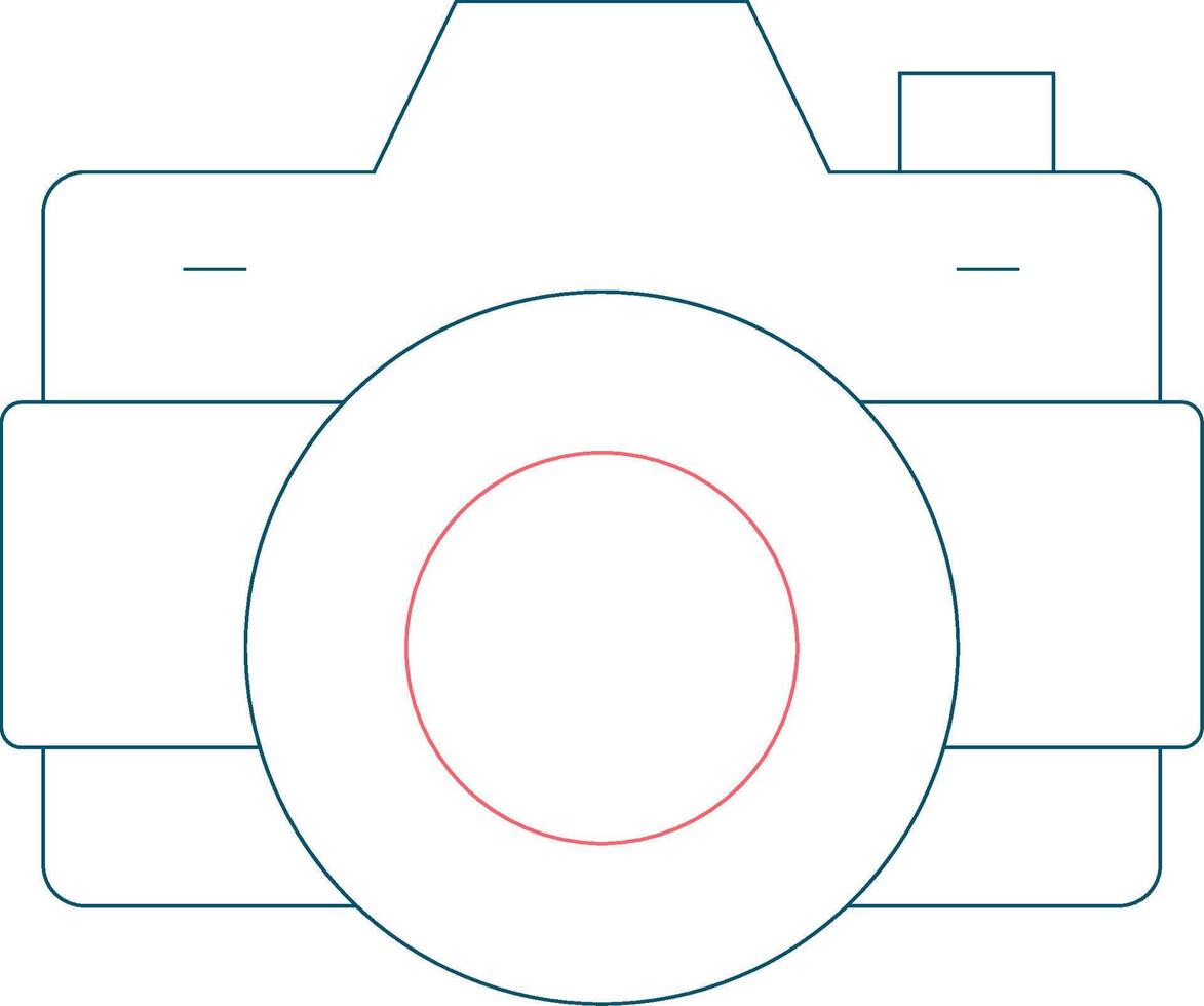 Camera Creative Icon Design vector