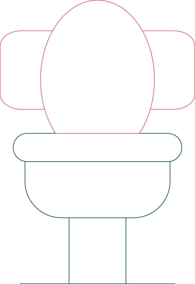 Toilet Creative Icon Design vector