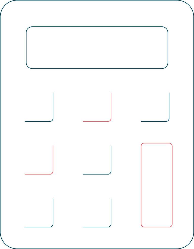 Calculator Creative Icon Design vector