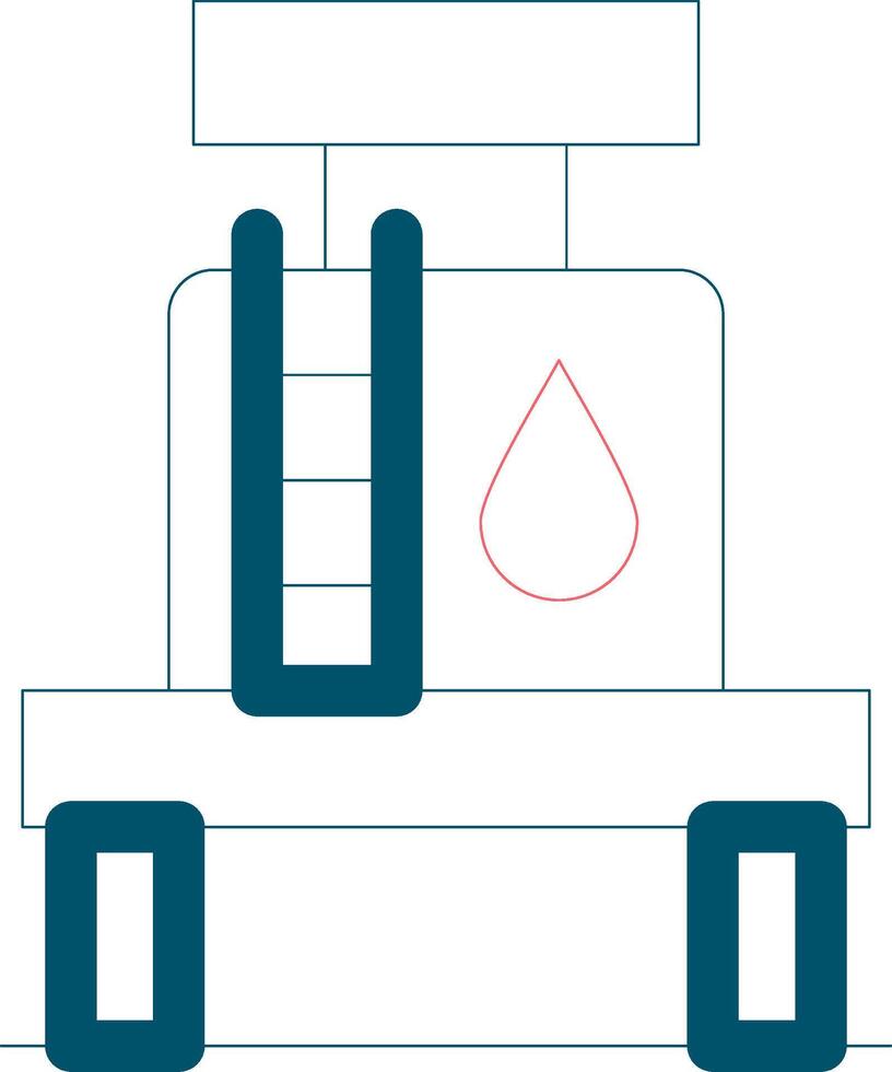 diseño de icono creativo de tanque de agua vector