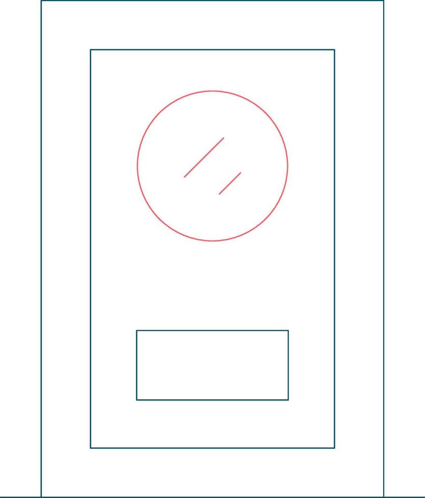 Door Creative Icon Design vector