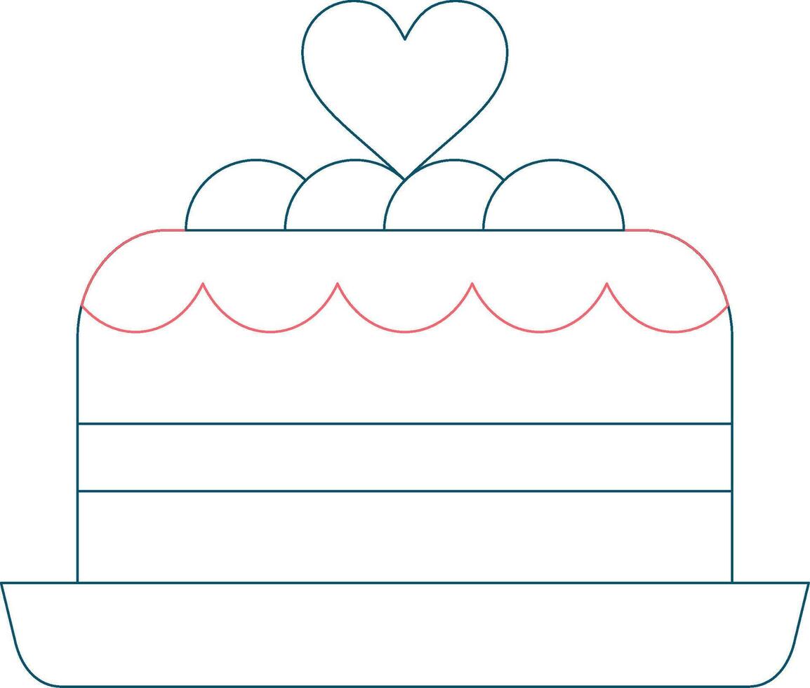 Cake Creative Icon Design vector