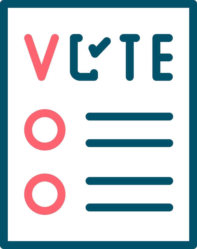 Ballot Creative Icon Design vector