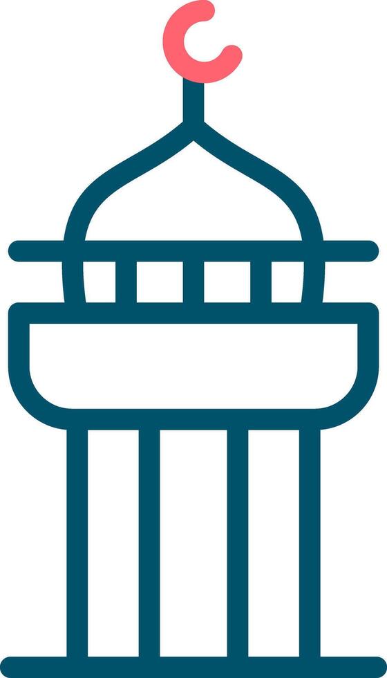 Minaret Creative Icon Design vector