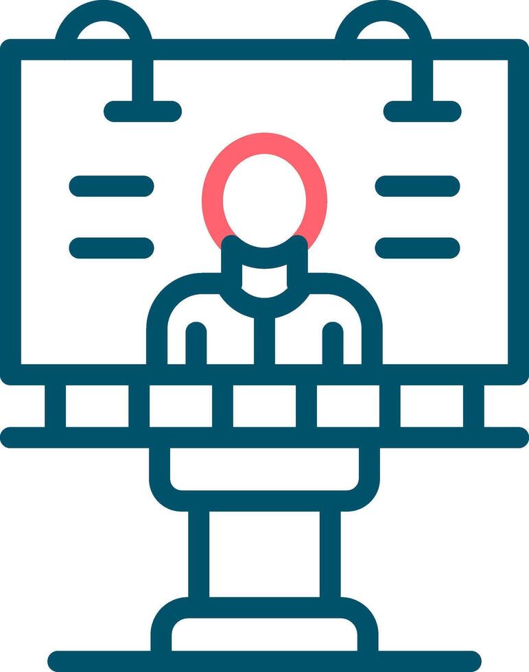 Billboard Creative Icon Design vector