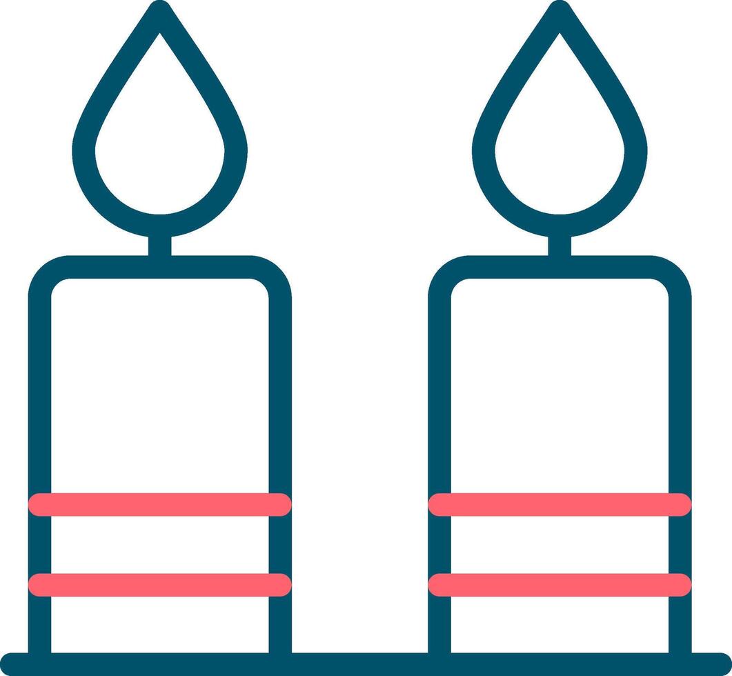 Candle Creative Icon Design vector