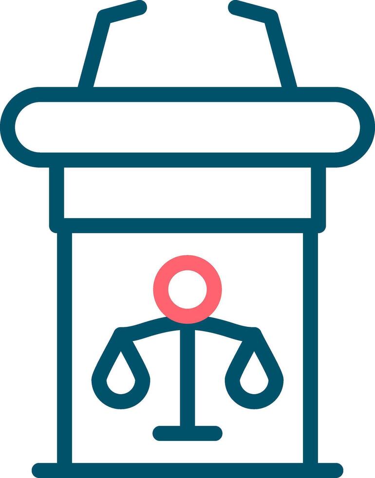 Tribune Creative Icon Design vector