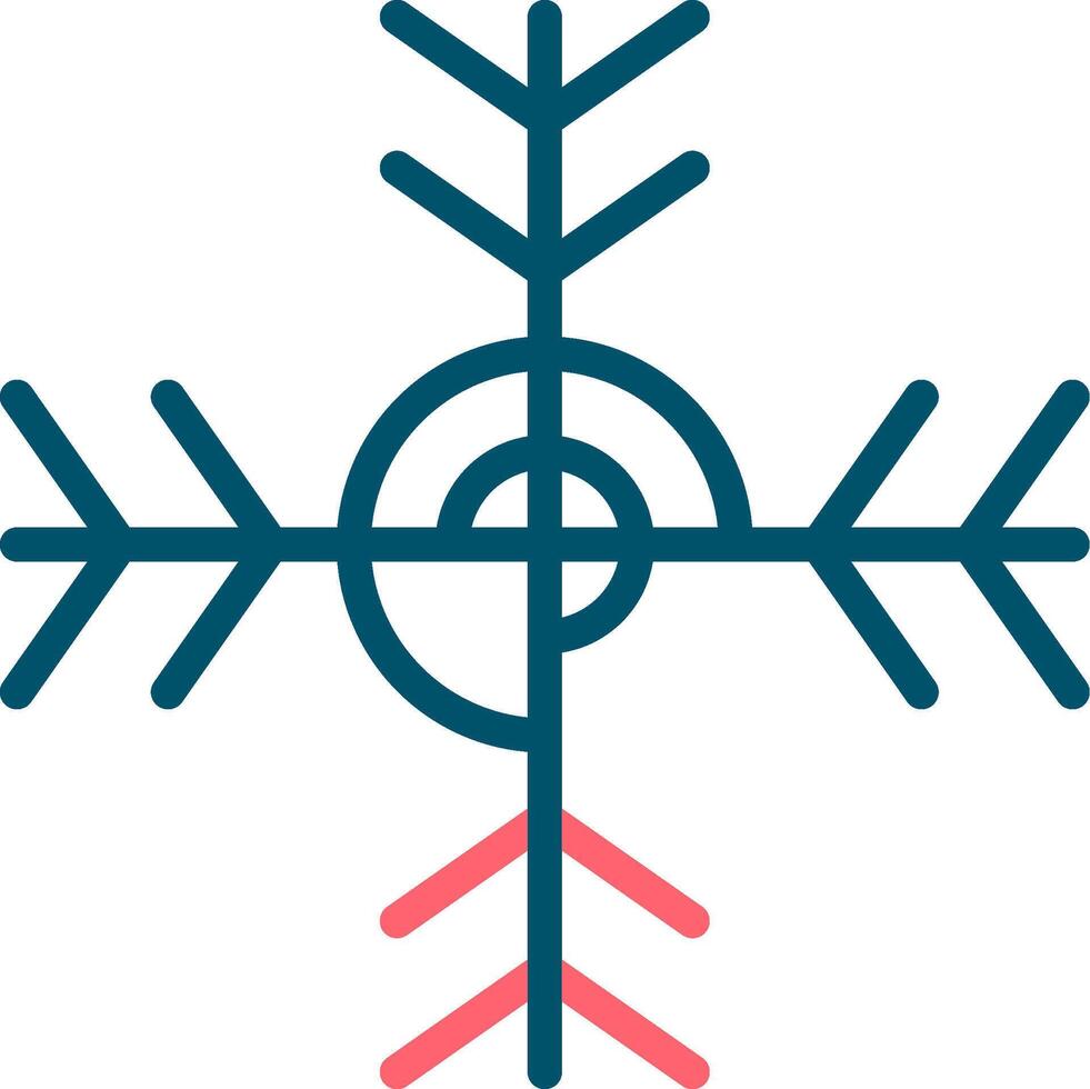 Snowflake Creative Icon Design vector