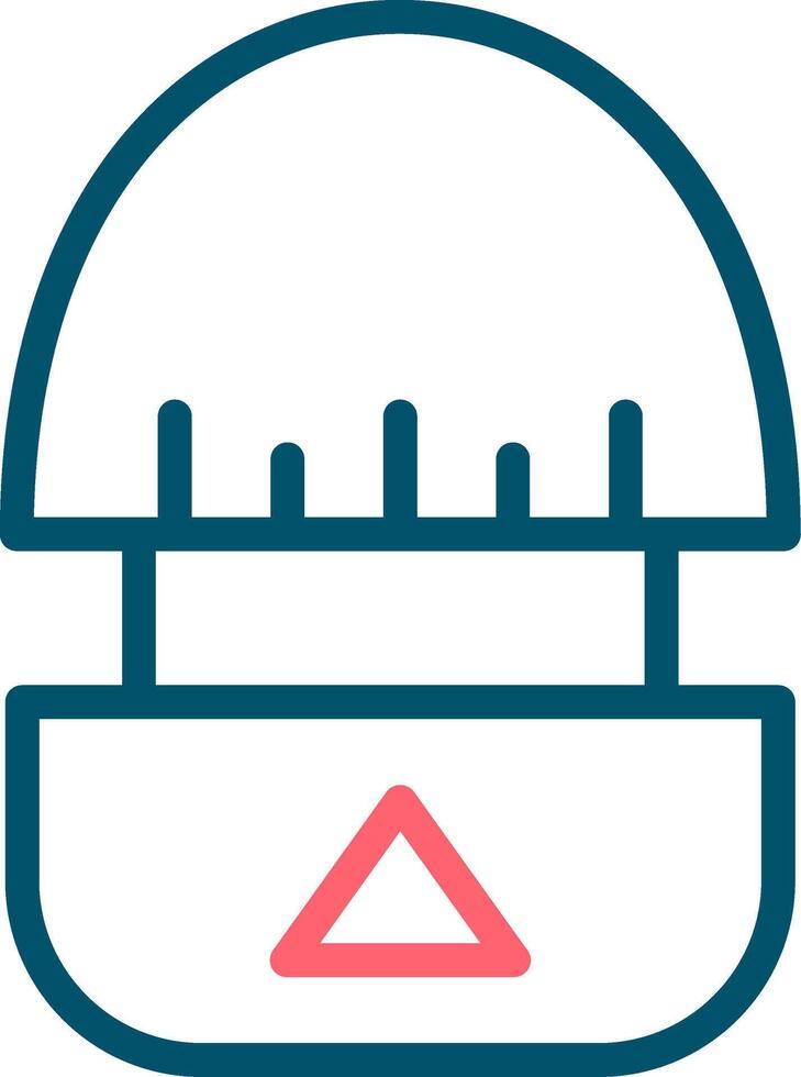 Kitchen Timer Creative Icon Design vector