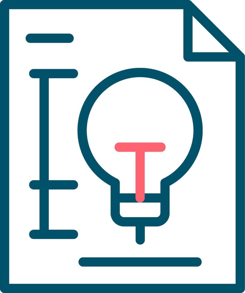Patent Creative Icon Design vector