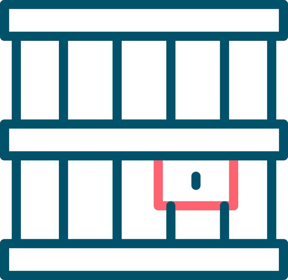Jail Creative Icon Design vector
