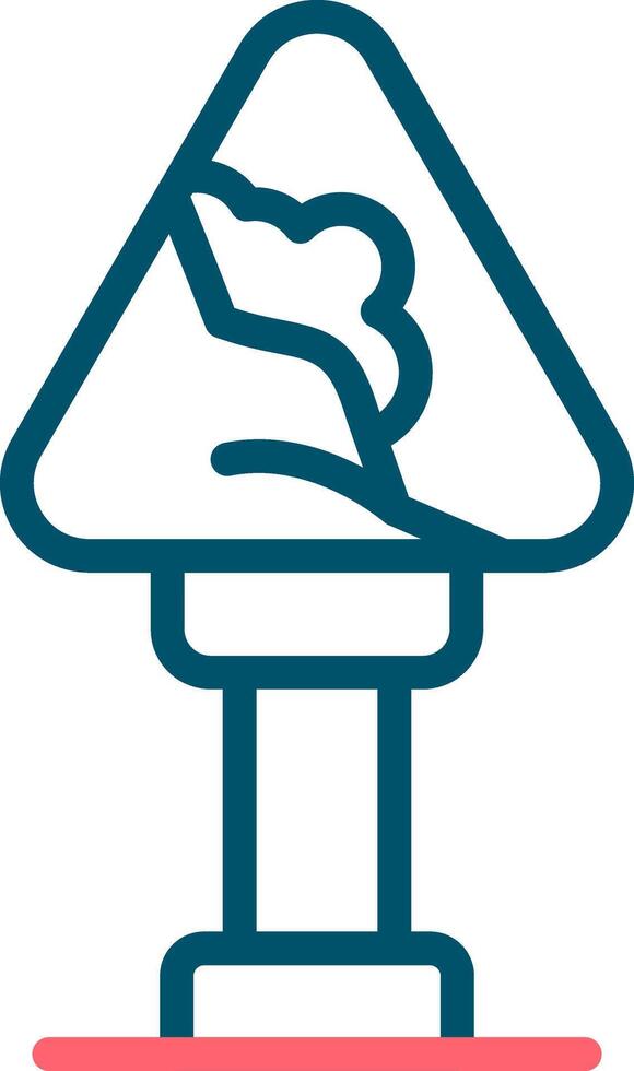 Avalanche Sign Creative Icon Design vector