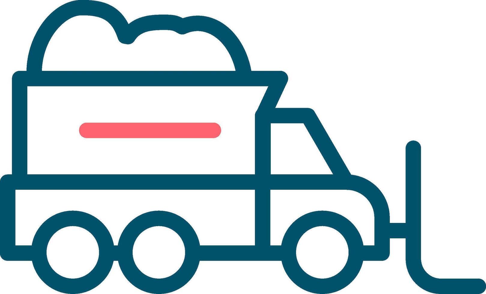 Snowplow Creative Icon Design vector