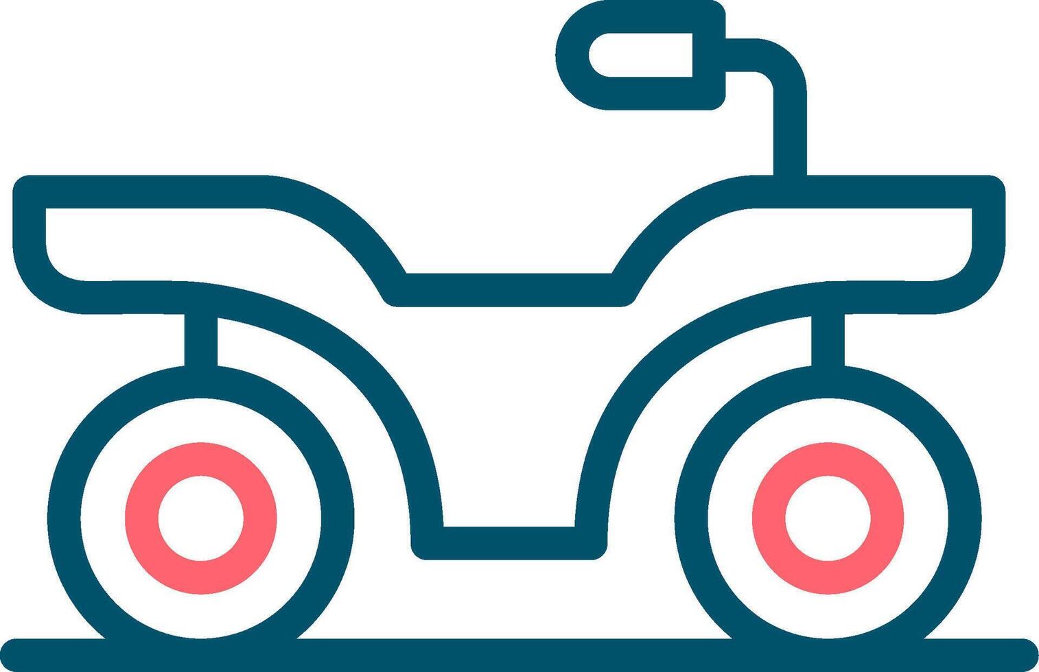Quad Creative Icon Design vector