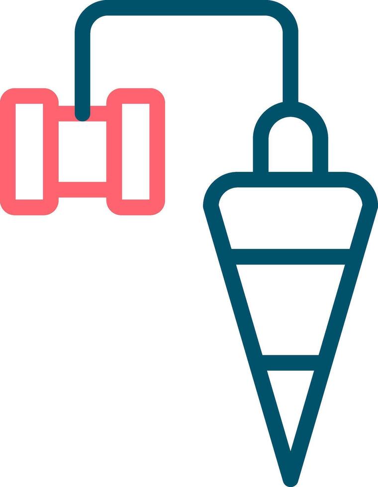 Plumb Bob Creative Icon Design vector