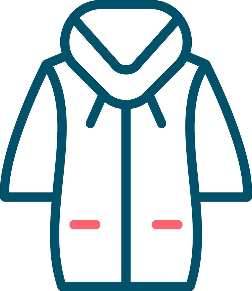 diseño de icono creativo de chaqueta vector