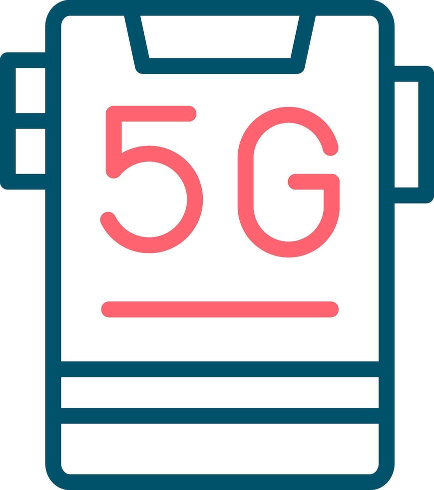 5G Creative Icon Design vector