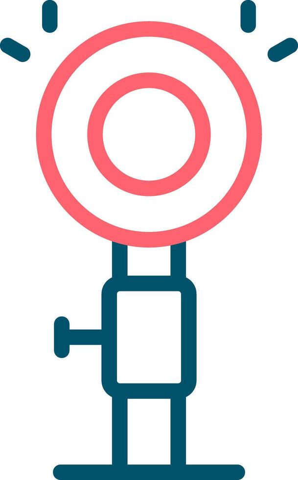 Light Creative Icon Design vector
