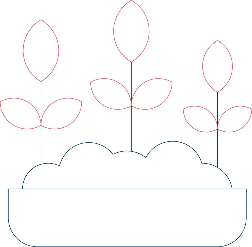 Gardening Creative Icon Design vector